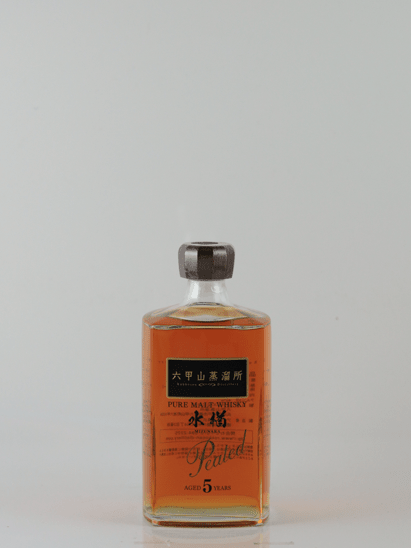 Rokkosan Pure Malt Whisky 5 Year Old Mizunara Peated - Bottle Of Japan