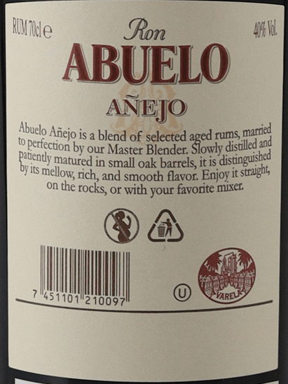 Ron Abuelo Anejo - Bottle Of Japan