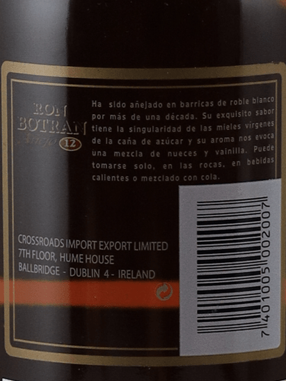 Ron Botran 12 Year Old - Bottle Of Japan