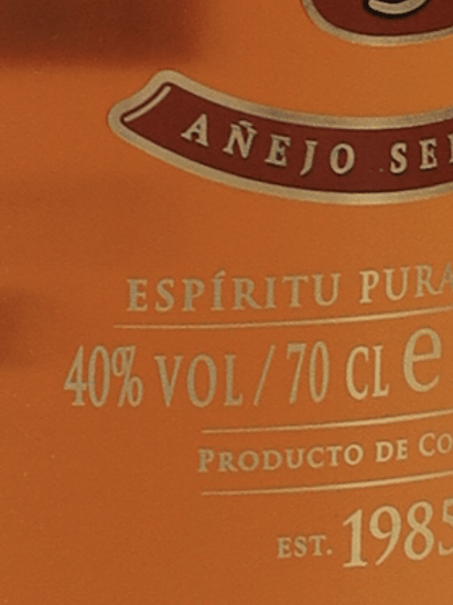 Ron Centenario 5 Year Old Anejo Select - Bottle Of Japan