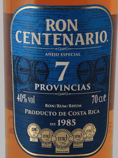 Ron Centenario 7 Year Old Anejo Especial - Bottle Of Japan