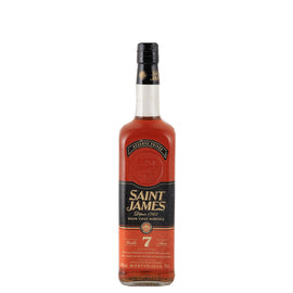 Saint James Trilogy 7 Year Old rum, bottle front view