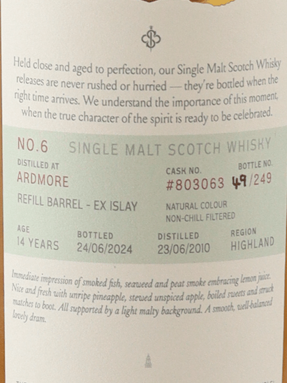 Saltire Rare Malt Ardmore 14 Year Old 2010 - Bottle Of Japan