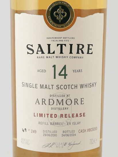 Saltire Rare Malt Ardmore 14 Year Old 2010 - Bottle Of Japan