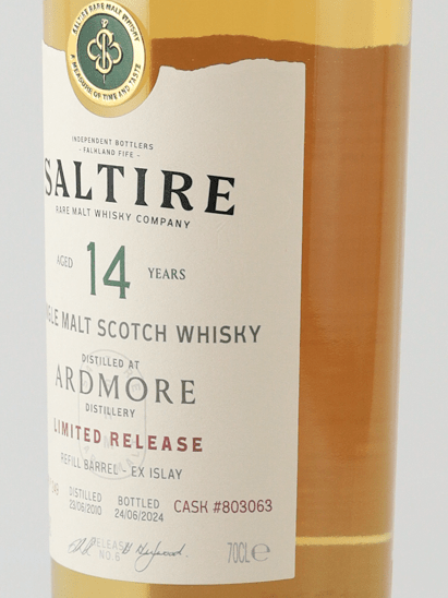 Saltire Rare Malt Ardmore 14 Year Old 2010 - Bottle Of Japan
