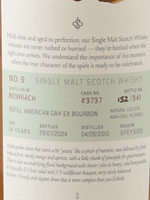 Load image into Gallery viewer, Saltire Rare Malt Benriach 14 Year Old 2010 - Bottle Of Japan