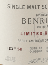 Load image into Gallery viewer, Saltire Rare Malt Benriach 14 Year Old 2010 - Bottle Of Japan