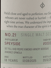 Load image into Gallery viewer, Saltire Rare Malt Cigar Malt Series Speyside 18 Year Old 2006 - Bottle Of Japan