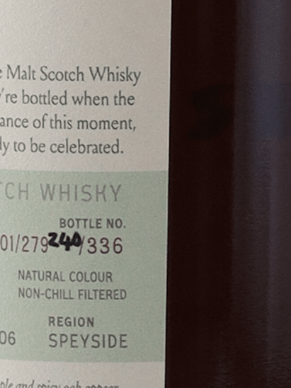 Saltire Rare Malt Cigar Malt Series Speyside 18 Year Old 2006 - Bottle Of Japan