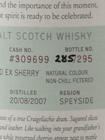 Saltire Rare Malt Craigellachie 17 Year Old - Bottle Of Japan
