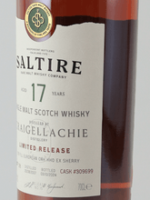Load image into Gallery viewer, Saltire Rare Malt Craigellachie 17 Year Old - Bottle Of Japan