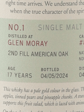 Load image into Gallery viewer, Saltire Rare Malt Glen Moray 17 Year Old 2007 - Bottle Of Japan