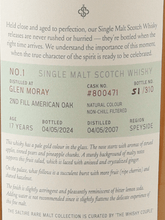 Load image into Gallery viewer, Saltire Rare Malt Glen Moray 17 Year Old 2007 - Bottle Of Japan