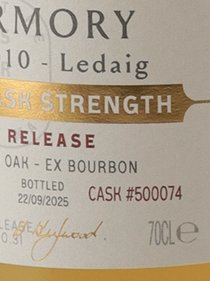 Saltire Rare Malt Ledaig 15 Year Old 2010 - Bottle Of Japan