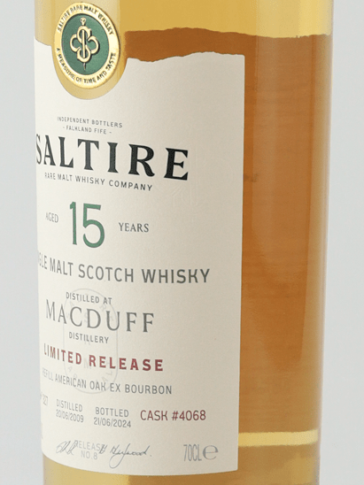 Saltire Rare Malt Macduff 15 Year Old 2009 - Bottle Of Japan