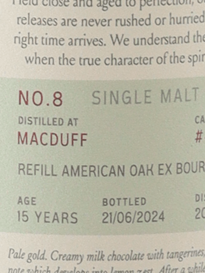 Saltire Rare Malt Macduff 15 Year Old 2009 - Bottle Of Japan
