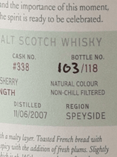 Load image into Gallery viewer, Saltire Rare Malt Miltonduff 17 Year Old 2007 - Bottle Of Japan