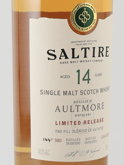 Saltire Rare Malt Mortlach 14 Year Old 2010 - Bottle Of Japan