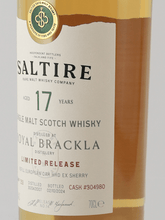 Load image into Gallery viewer, Saltire Rare Malt Royal Brackla 17 Year Old 2007 - Bottle Of Japan