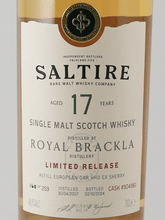 Load image into Gallery viewer, Saltire Rare Malt Royal Brackla 17 Year Old 2007 - Bottle Of Japan