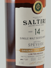 Load image into Gallery viewer, Saltire Rare Malt Speyside 14 Year Old 2010 - Bottle Of Japan