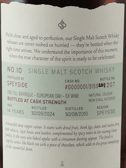 Saltire Rare Malt Speyside 14 Year Old 2010 - Bottle Of Japan