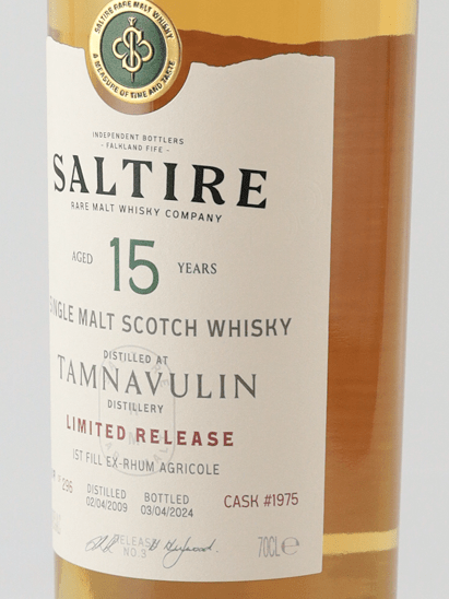 Saltire Rare Malt Tamnavulin 15 Year Old 2009 - Bottle Of Japan