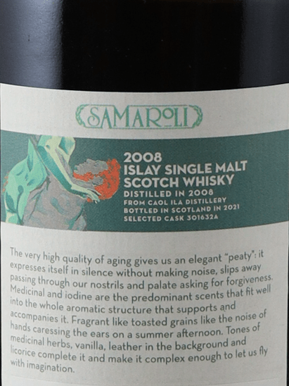 Samaroli Caol Ila 2008 - Bottle Of Japan
