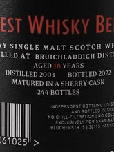 Load image into Gallery viewer, Sansibar Bruichladdich 18 Year Old 2003 - Bottle Of Japan
