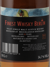 Load image into Gallery viewer, Sansibar Bruichladdich 18 Year Old 2003 - Bottle Of Japan