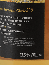 Load image into Gallery viewer, Sansibar Glen Garioch 11 Year Old 2011 - Bottle Of Japan