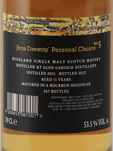 Load image into Gallery viewer, Sansibar Glen Garioch 11 Year Old 2011 - Bottle Of Japan