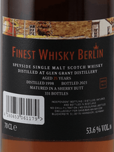 Load image into Gallery viewer, Sansibar Glen Grant 25 Year Old 1998 - Bottle Of Japan