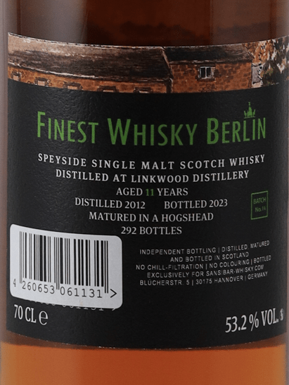 Sansibar Linkwood 11 Year Old 2012 - Bottle Of Japan
