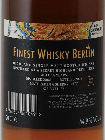 Sansibar Secret Highland 14 Year Old 2008 - Bottle Of Japan