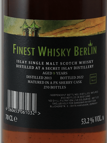 Sansibar Secret Islay 9 Year Old 2013 - Bottle Of Japan