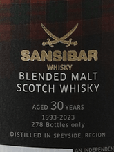 Load image into Gallery viewer, Sansibar Speyside Region 30 Year Old 1993 - Bottle Of Japan