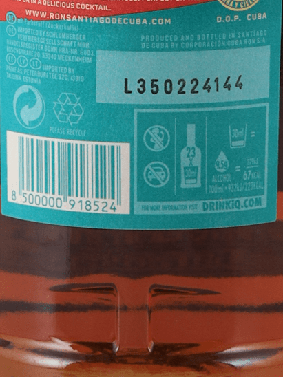 Santiago de Cuba 8 Year Old - Bottle Of Japan
