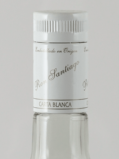 Santiago de Cuba Cartablanca Old Label - Bottle Of Japan