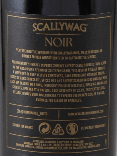 Scallywag Noir Edition - Bottle Of Japan