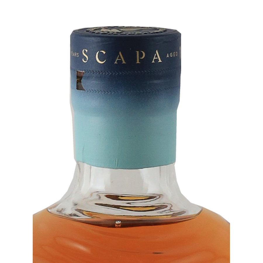 Scapa 10 Year Old Orkney Single Malt Scotch Whisky 700ml - neck and capsule