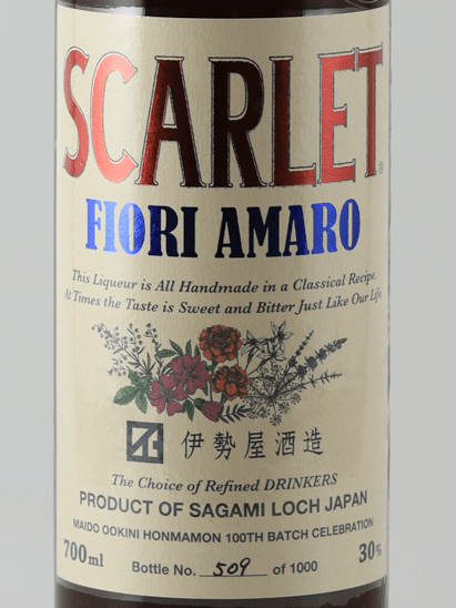 Scarlet Fiori Amaro - Bottle Of Japan