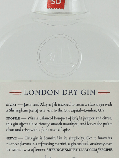Sheringham London Dry Gin - Bottle Of Japan
