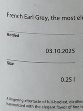 Load image into Gallery viewer, Shirahama Li Searchers French Earl Grey The Most Elegant Black Tea 250ml - Bottle Of Japan