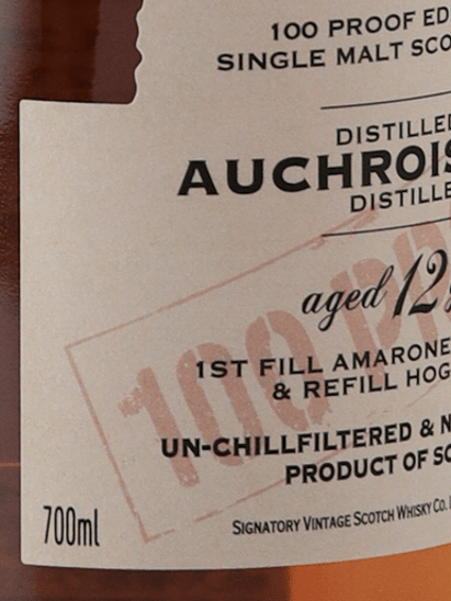 Signatory Auchroisk 12 Year Old 2012 - Bottle Of Japan