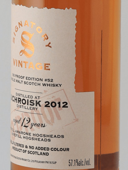 Signatory Auchroisk 12 Year Old 2012 - Bottle Of Japan