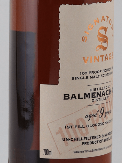 Signatory Balmenach 9 Year Old 2016 - Bottle Of Japan