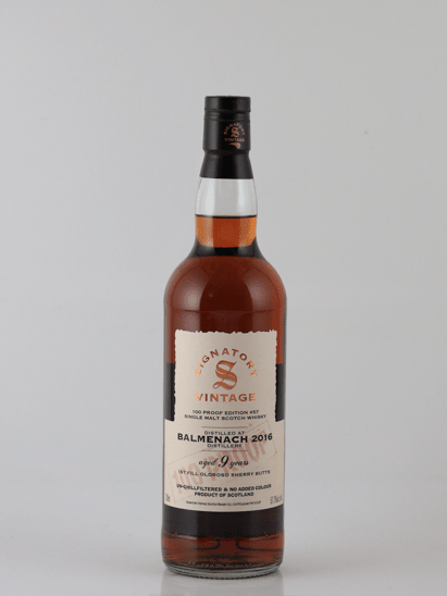 Signatory Balmenach 9 Year Old 2016 - Bottle Of Japan