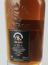 Load image into Gallery viewer, Signatory Ben Nevis 32 Year Old 1991 - Bottle Of Japan