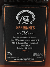 Load image into Gallery viewer, Signatory Benrinnes 26 Year Old 1997 - Bottle Of Japan